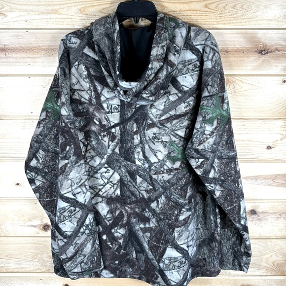 GANDER mountain guide series men’s size medium fleece camo hoodie - Picture 4 of 8